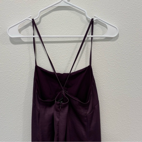 Madewell Purple Slip Dress Size 6 - Picture 4 of 9